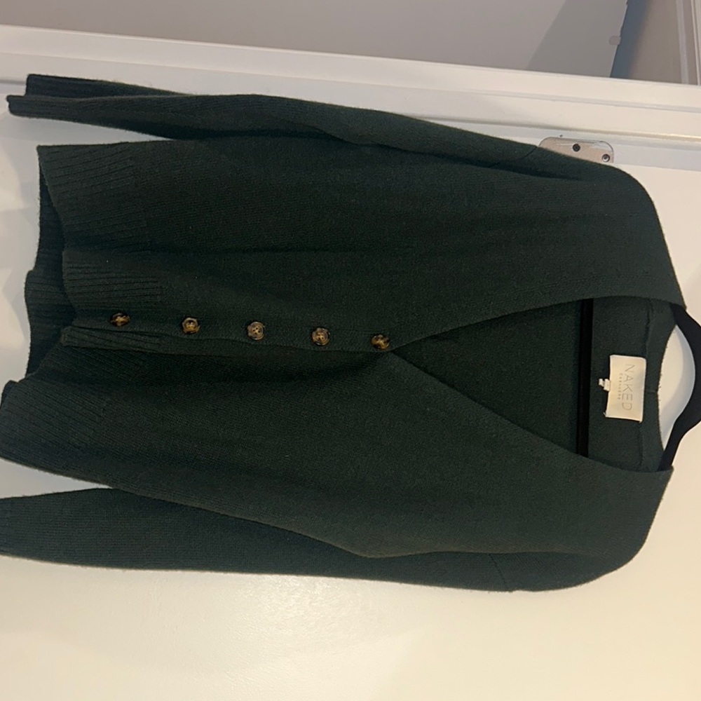 Naked Cashmere Green Cardigan